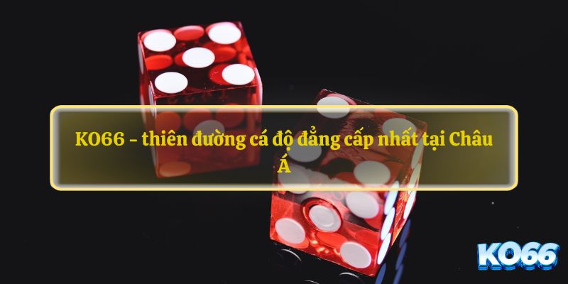 KO66 - thiên đường cá độ đẳng cấp nhất tại Châu Á