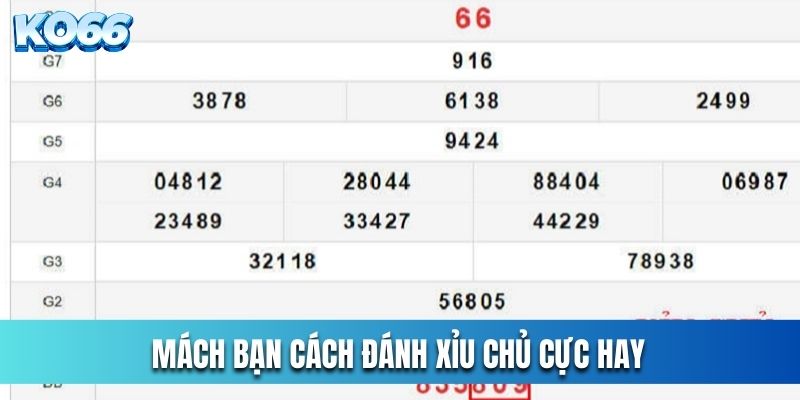 Mách bạn cách đánh Xỉu Chủ cực hay